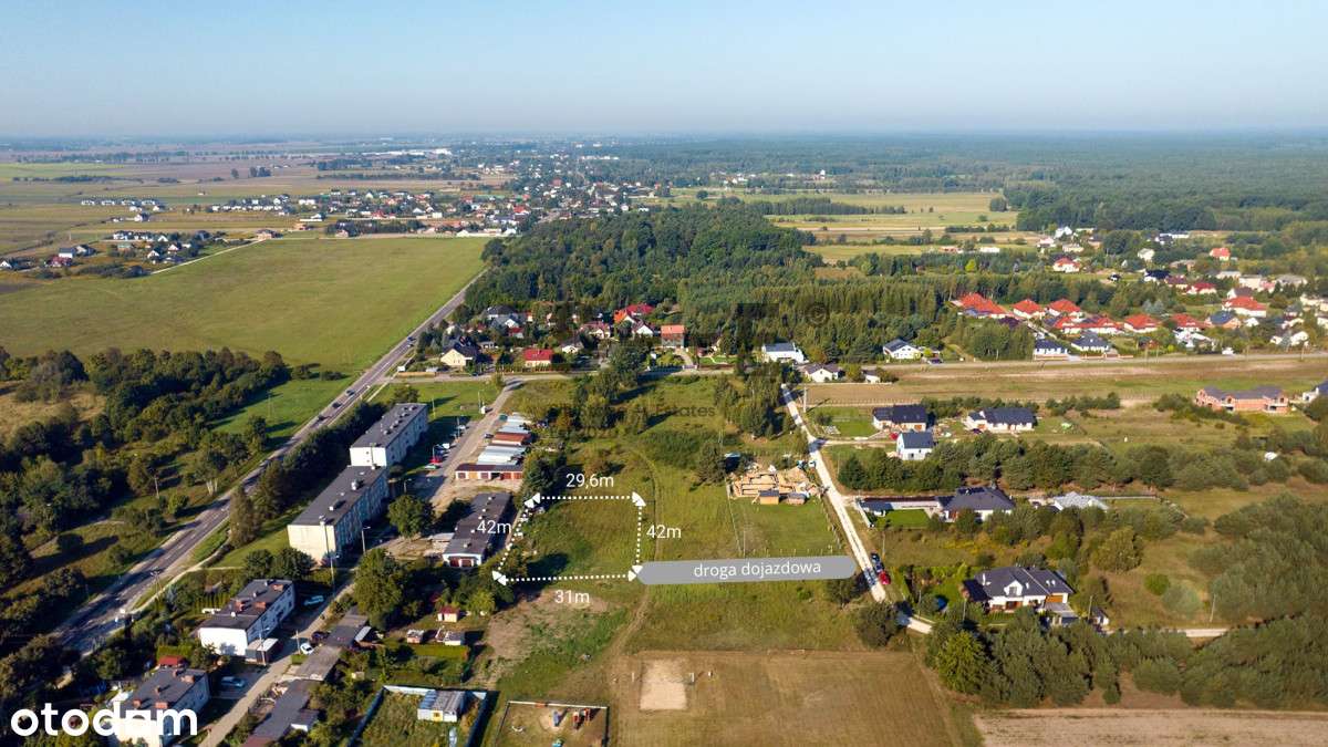 Działka budowlana*1300m*Mpzp*Media*Kampinos*Fv Vat-3