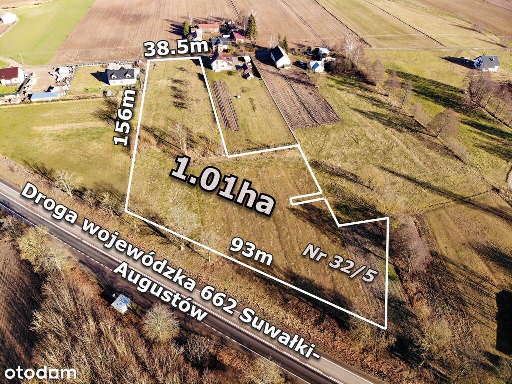 1,01 ha | Trasa Suwałki–Augustów, możliwy podział - Pełny obrazek: 4/20