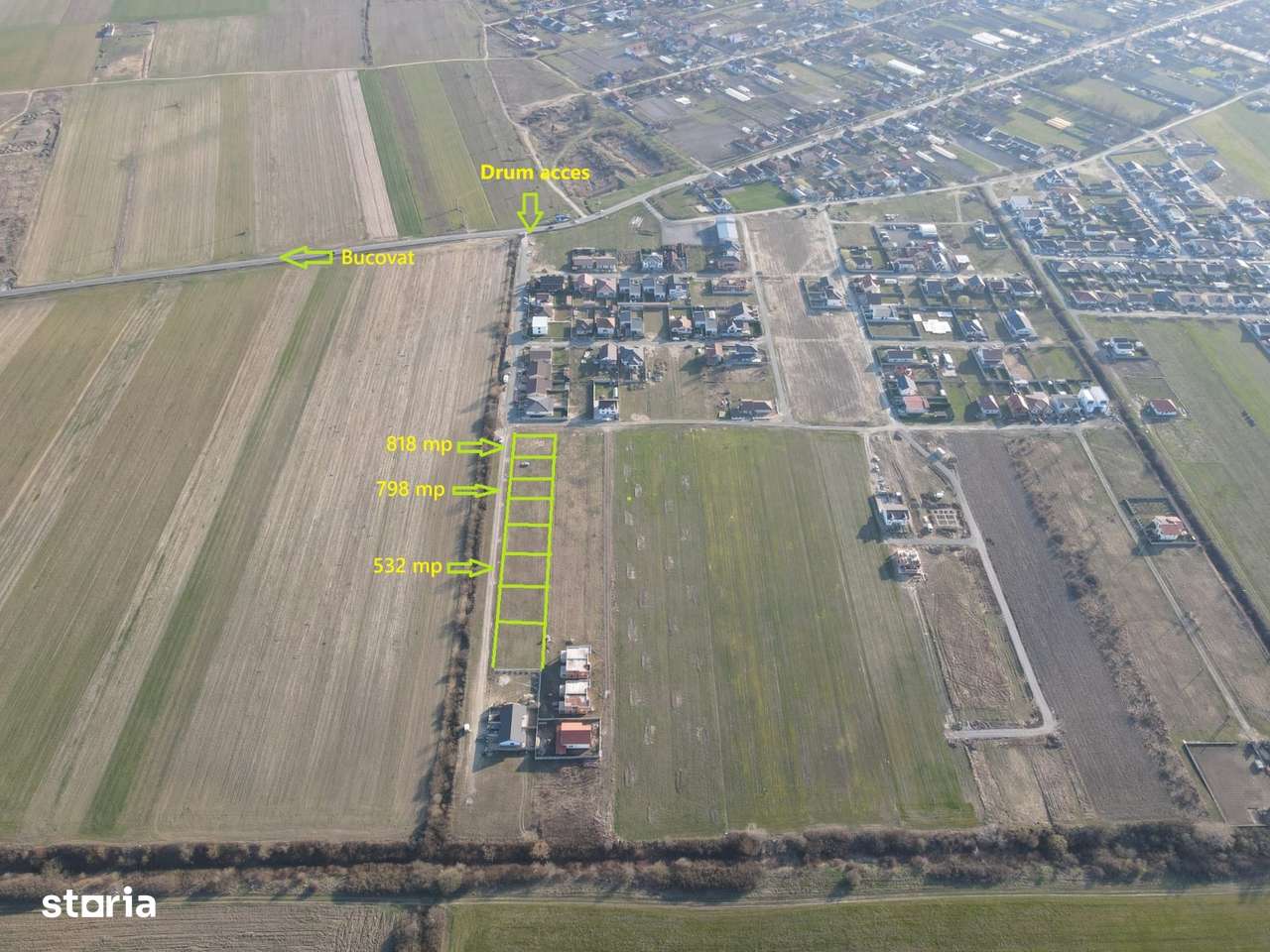 3 parcele 532mp / 798mp / 818mp Mosnita Noua-1