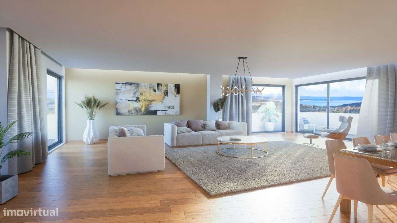 Penthouse T5 com Vista Rio e Mar, num condomínio privado de luxo - Grande imagem: 4/20