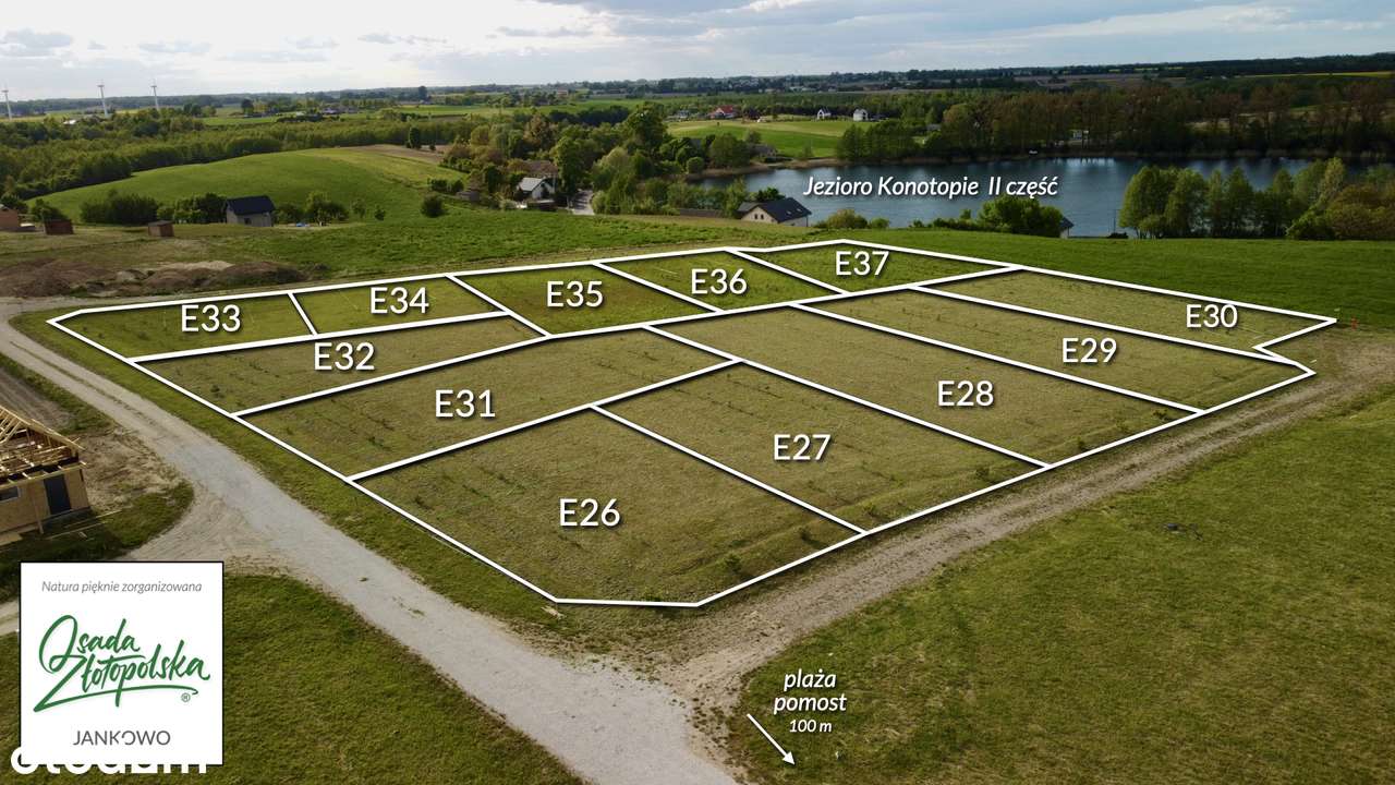 PRZEDSPRZEDAŻ DZIAŁEK nad jeziorem (media, plaża, WZ)-6