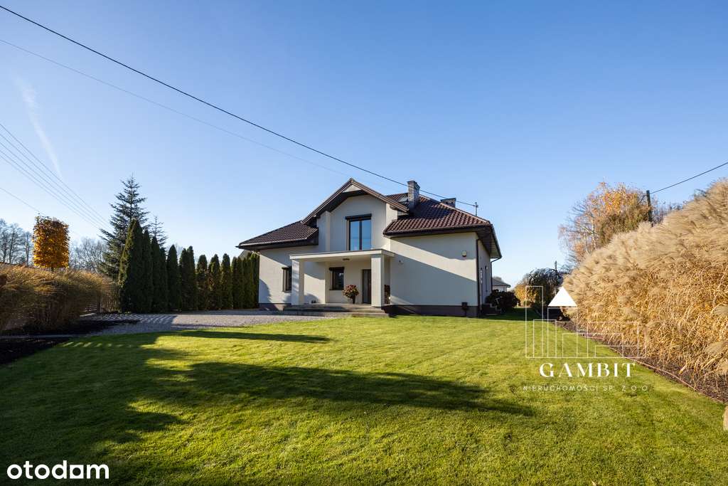 Nowoczesny 5 pok. dom z  dużym ogrodem pod Warszawą-16