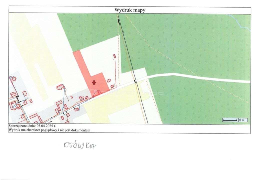 Działka na sprzedaż, Osówka - Pełny obrazek: 4/5