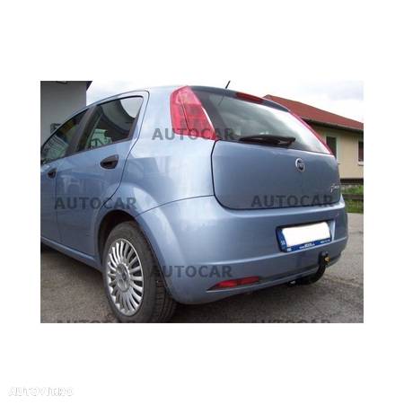 Carlig de remorcare pentru FIAT PUNTO GRANDE - 3/5usi., (199) - sistem semidemontabil -cu suruburi - tip 3xxx - din 2005 - 10