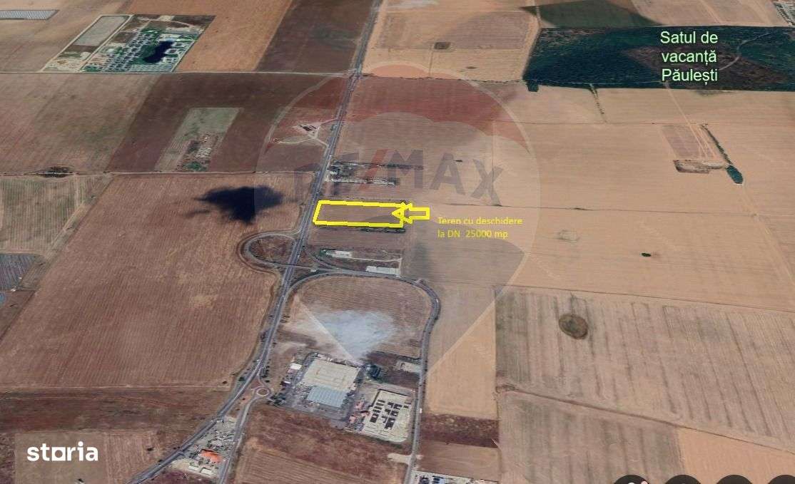 Vanzare teren 25000 mp Ploiesti/ Metro-1