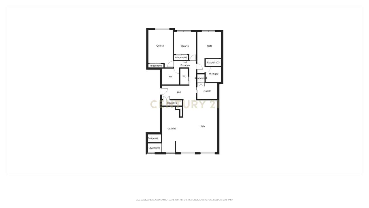 Luminoso T3+1 com Escritório e Varandas – Canidelo, Gaia-48