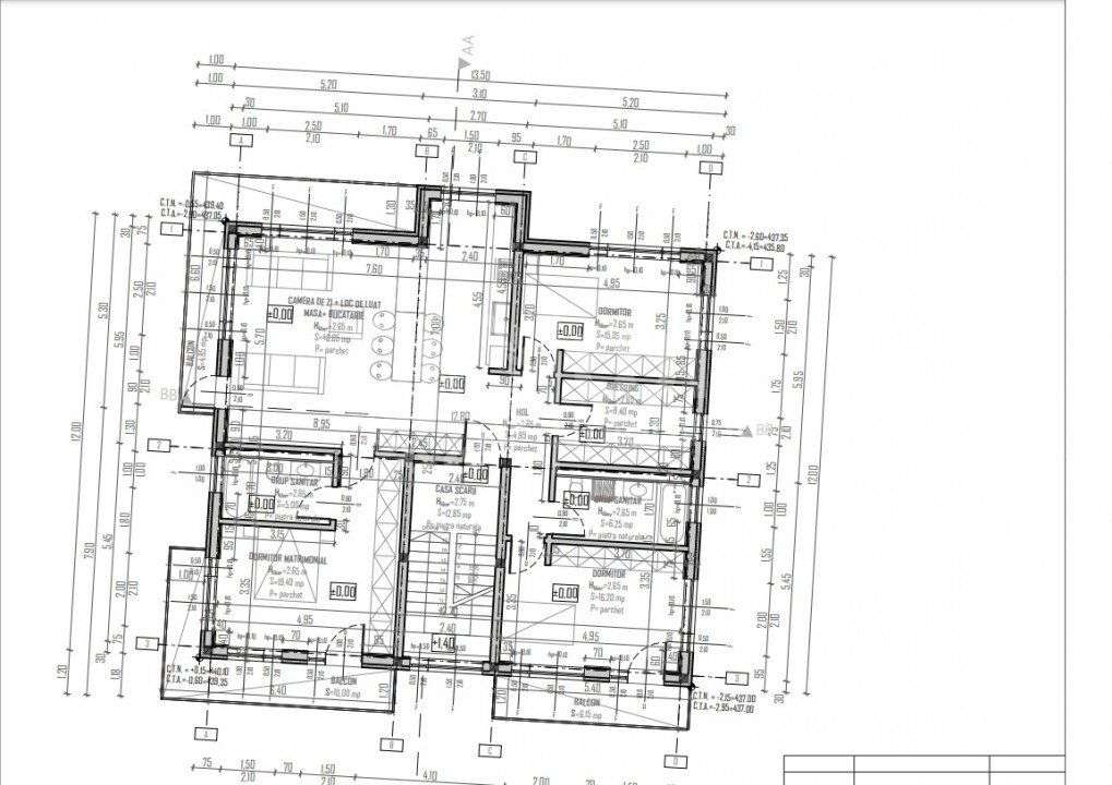 Apartament 4 camere | 123mp | Garaj | Bloc nou | Zona Strazii Campului - Imagine principală: 2/3