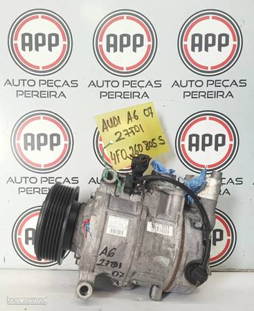 Compressor ar condicionado Audi 2.7 TDI referência 4F0260805S . - 1