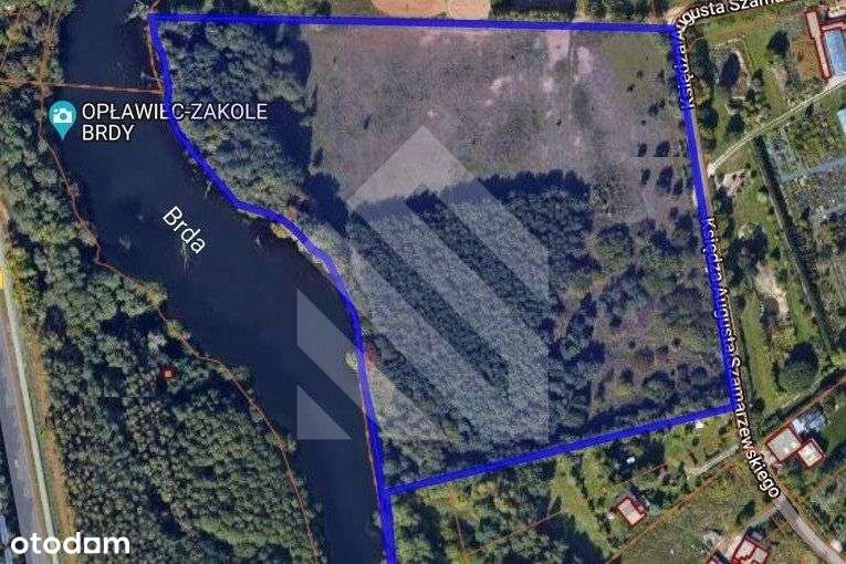 Działka budowlana z linią brzegową Brdy! Piaski! - Pełny obrazek: 5/7
