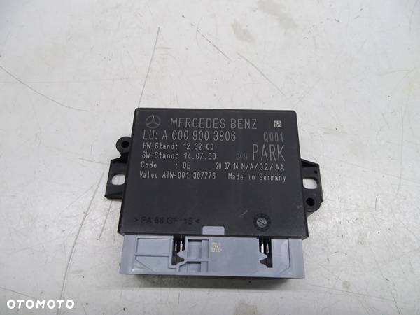 Moduł sterownik czujników parkowania PDC A0009003806 MERCEDES W222 W205 - 2