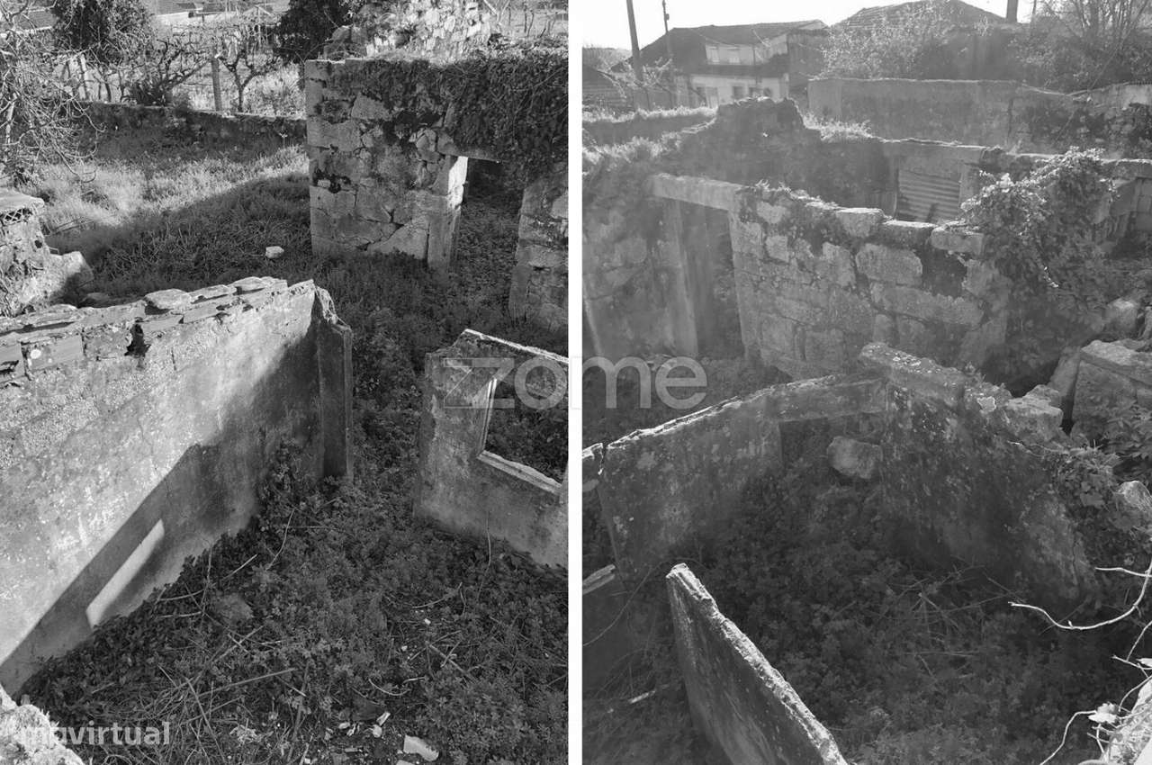 Terreno com ruína e projecto aprovado de moradia térrea. S. Mamede - Grande imagem: 5/19