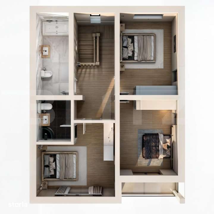 Proiect de case tip P+1 zona NASAUD - Imagine principală: 4/4