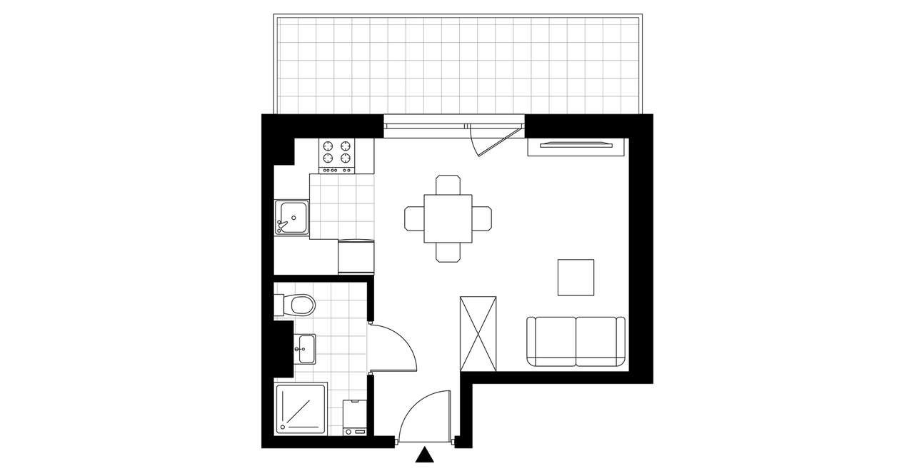 Ostoja Przylesie | mieszkanie 1-pok. | 1_1_13 - Pełny obrazek: 4/9