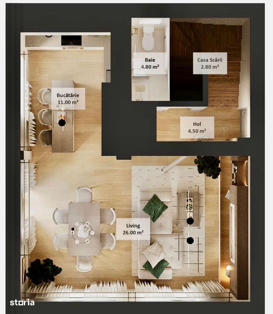 Complex privat de case individuale,4camere+mansarda, toate utilitatile - Imagine principală: 5/19