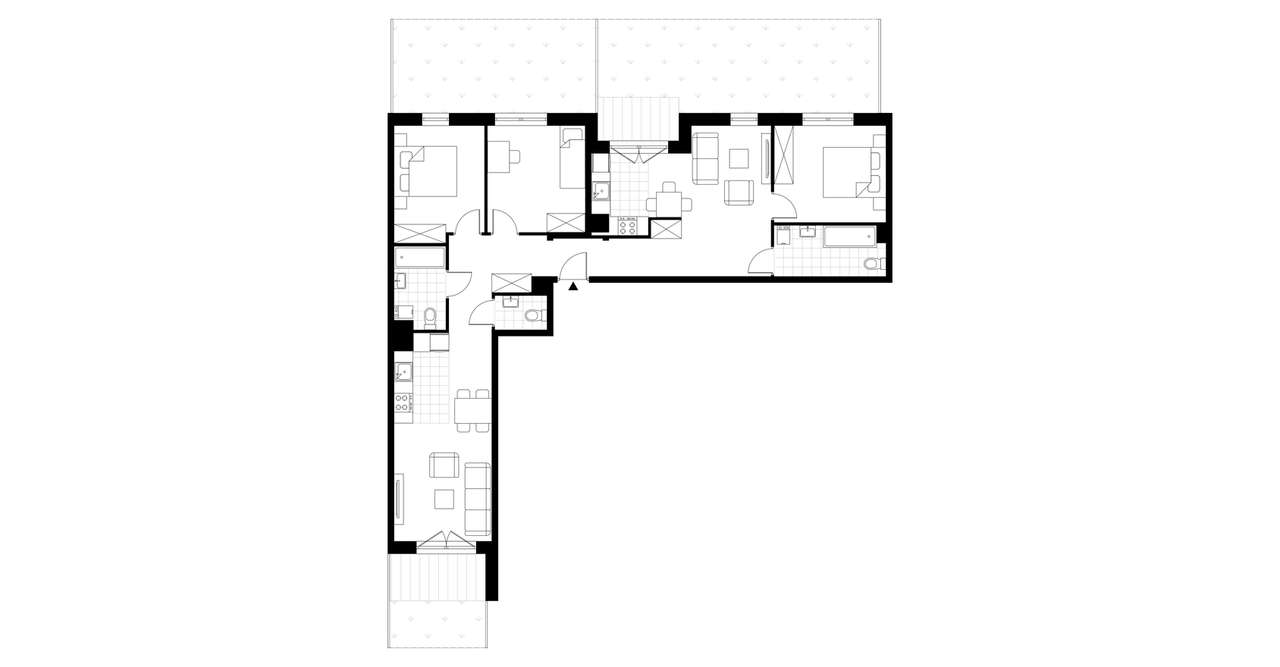 5-pokojowe mieszkanie 97m2 + 3 ogródki - Pełny obrazek: 3/6
