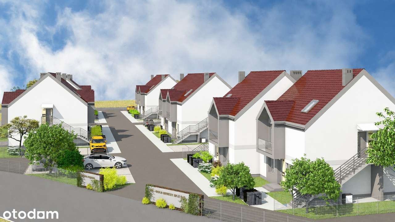 68,5 m² z ogródkiem i 2 miejscami postojowymi – bez PCC i prowizji