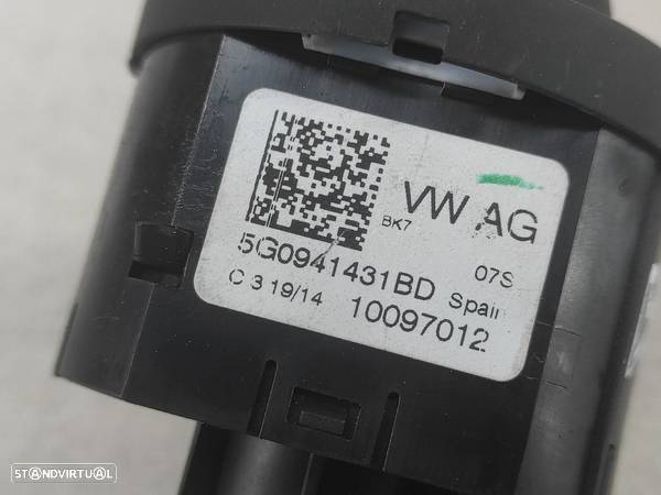 Botao Ligar Luzes / Interruptor Ligar Luz Volkswagen Golf Vii (5G1, Bq - 5