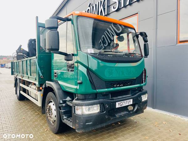 Iveco Eurocargo 180E25 // 4x2 // skrzynia + HDS żuraw HIAB dzwig - 2