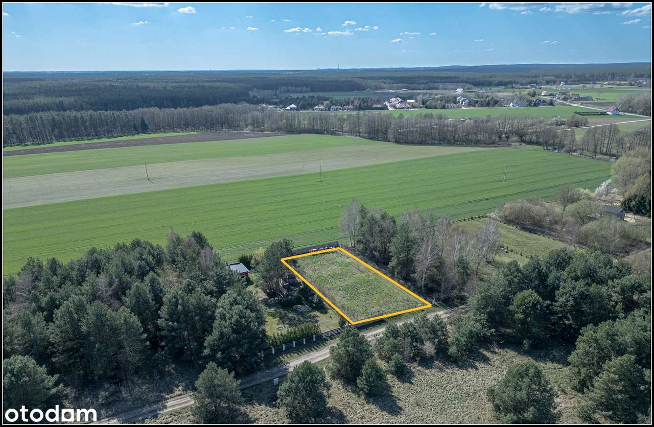 Ogrodzona działka rolna w Bednarach – inwestycja w ciszę i przestrzeń-2