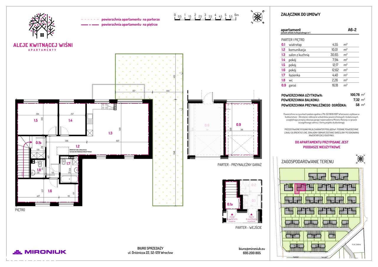Mieszkanie 100m2 | garaż + 2 miejsca postojowe | ogródek BEZ PROWIZJI!-8