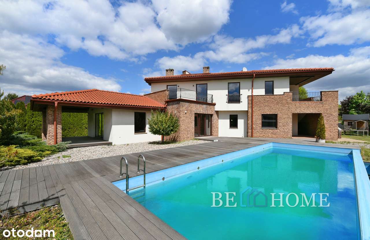 Luksusowy dom 288m2 z basenem, działka 1620m2, Białołęka Dworska-1