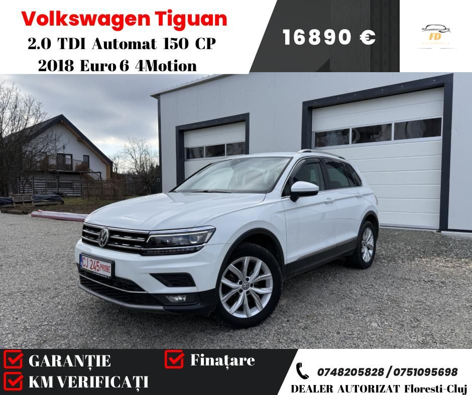 Volkswagen Tiguan II [2016 - Prezent] 2.0 TDI SCR (BlueMotion Technology) DSG Highline 2018