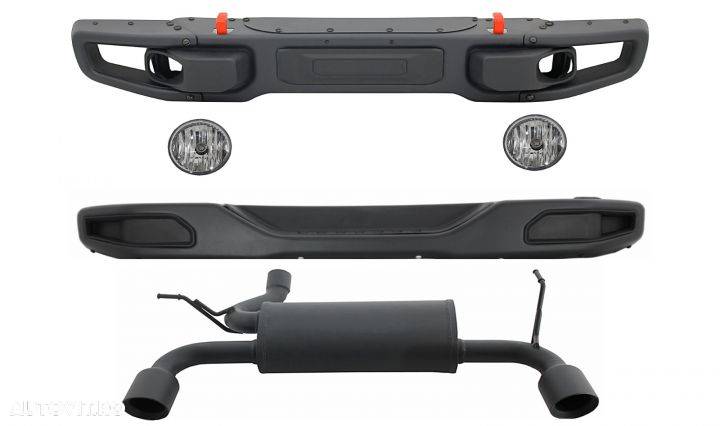 Pachet Exterior compatibil cu Jeep Wrangler Rubicon JK (2007-2017) 10 - 1