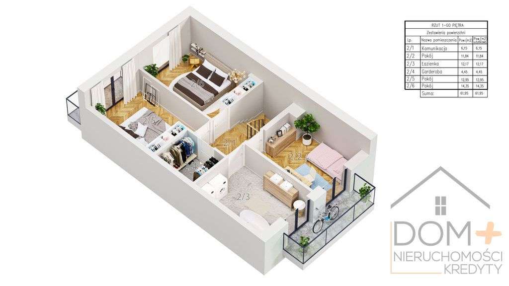 Dom, 125,14 m², Osiek-3