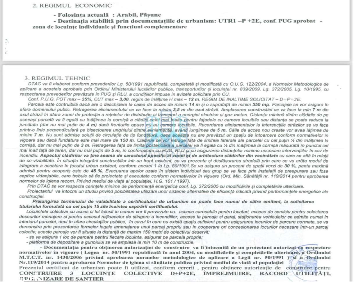 La ASFALT! Teren 6000 mp cu PUZ APROBAT pentru BLOCURI, Hlincea - Imagine principală: 2/2