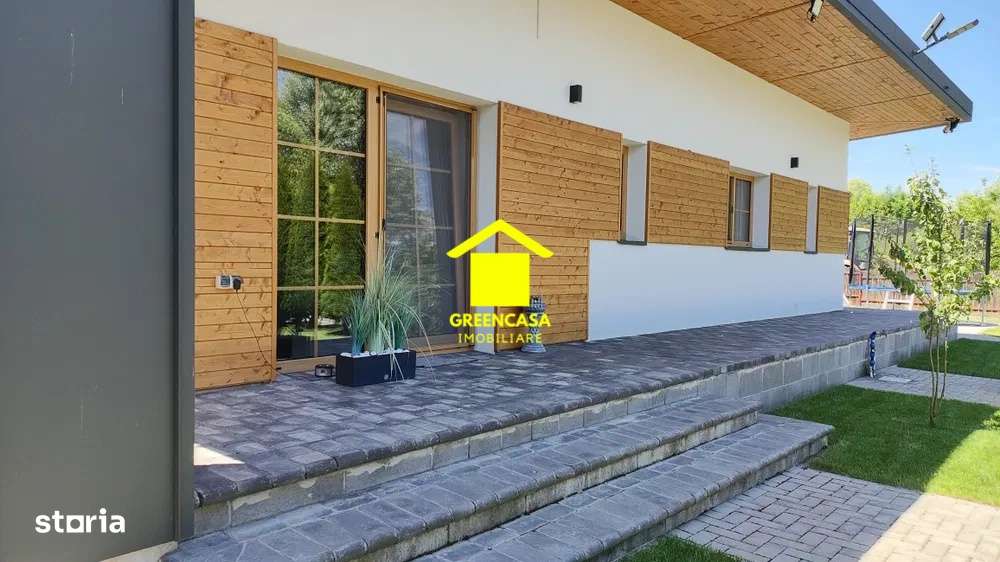 Casa individuala pe un nivel, 4 camere, teren 393mp, Gilau - Imagine principală: 2/8