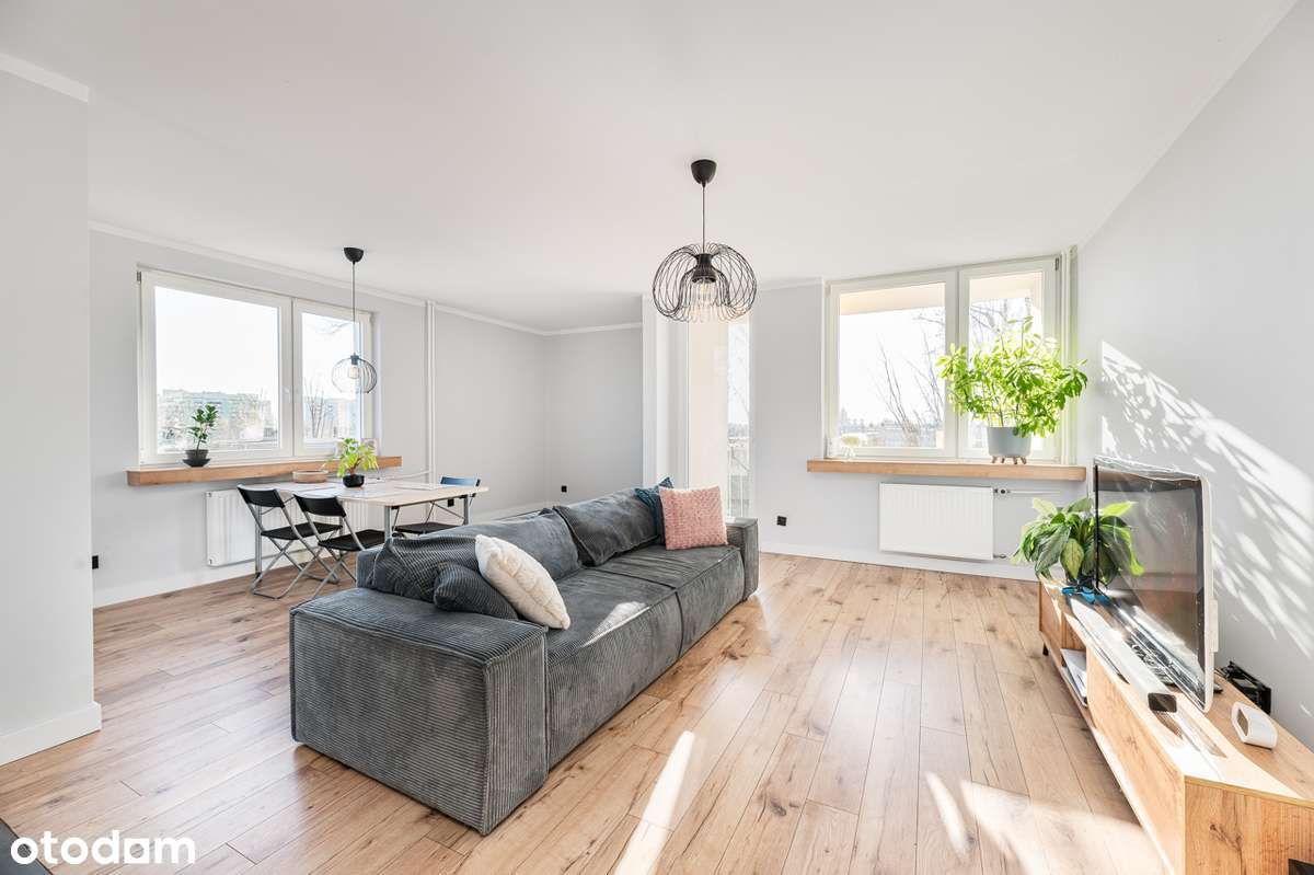 Stylowe, odnowione 3 pok. z balkonem, przestrzeń i światło na Żabieńcu - Pełny obrazek: 3/15