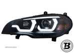 Faruri LED Angel Eyes DRL compatibile cu BMW X5 E70 - 2