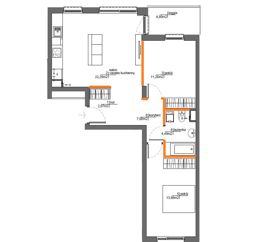 3 POKOJE NA NOWOCZESNYM OSIEDLU | 61 m² | DOBRA LOKALIZACJA | 0% PCC! - Widok 2