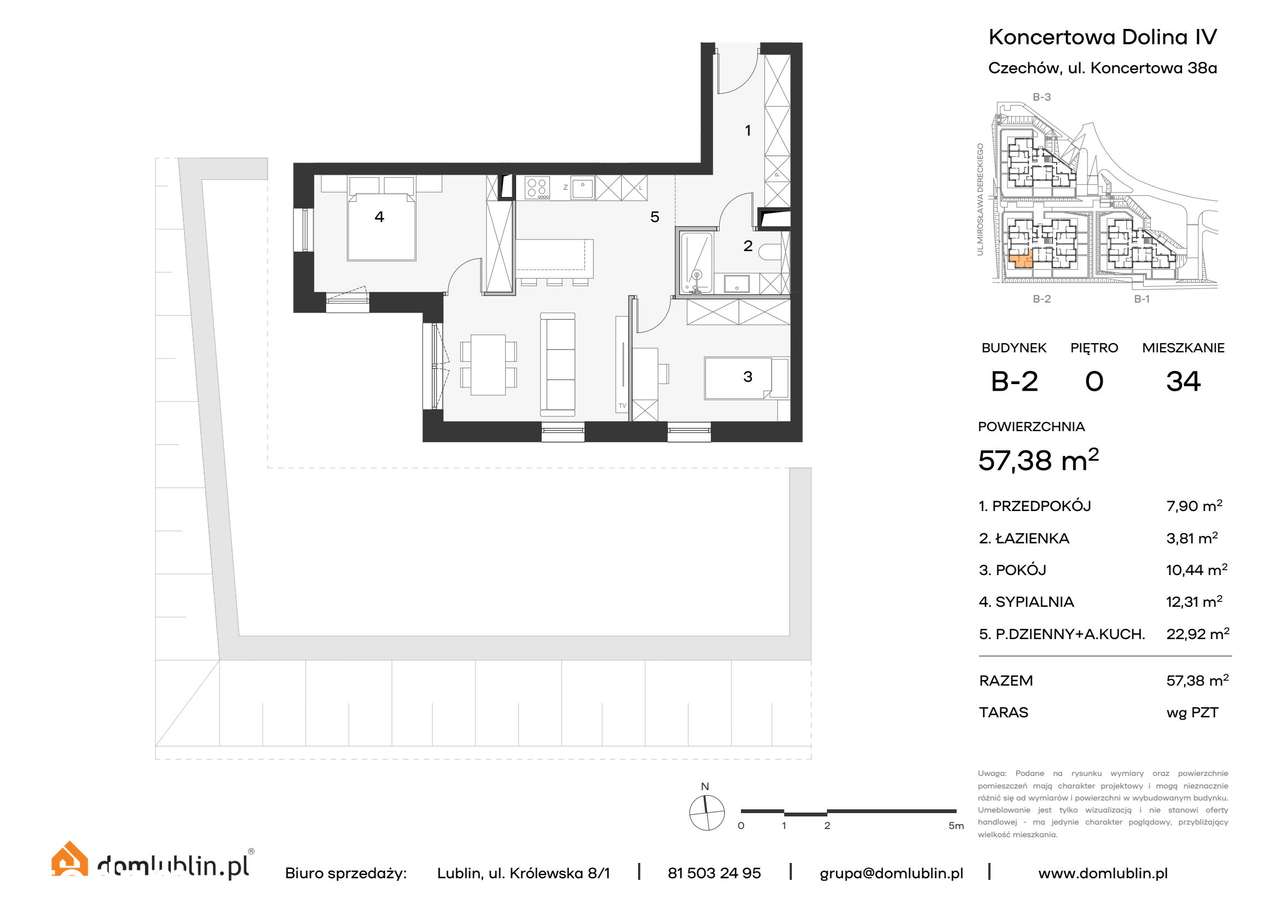 Osiedle Koncertowa Dolina | mieszkanie 3-pok. | 34 - Pełny obrazek: 2/9