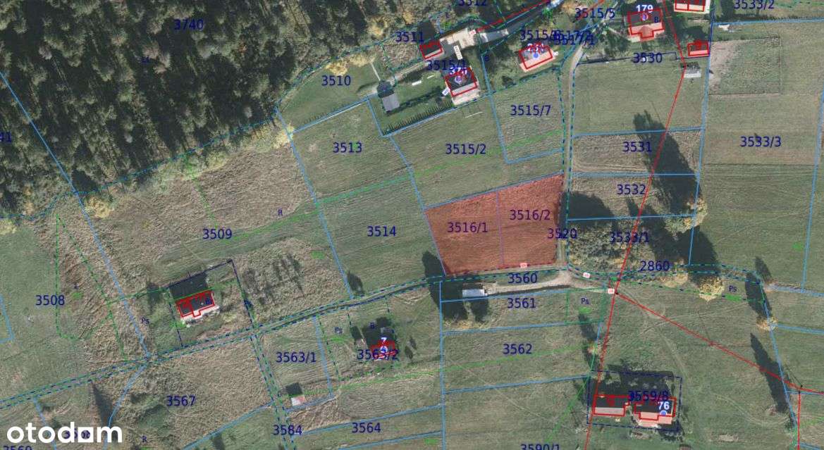 Widok z działki na góry - Barania Góra, Ochodzita, Babia Góra, Pilsko - Pełny obrazek: 4/8