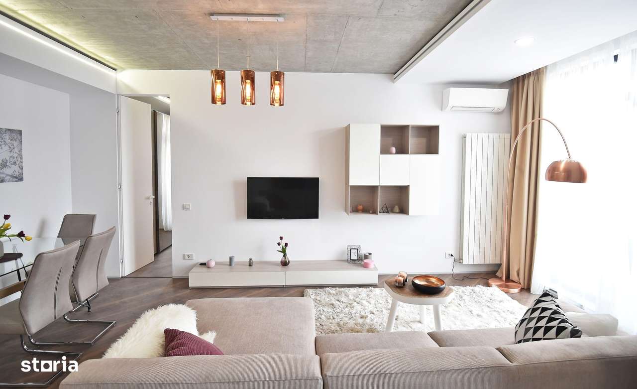 Apartament Mobilat 2 Camere - Barbu Vacarescu - TVA INCLUS-0