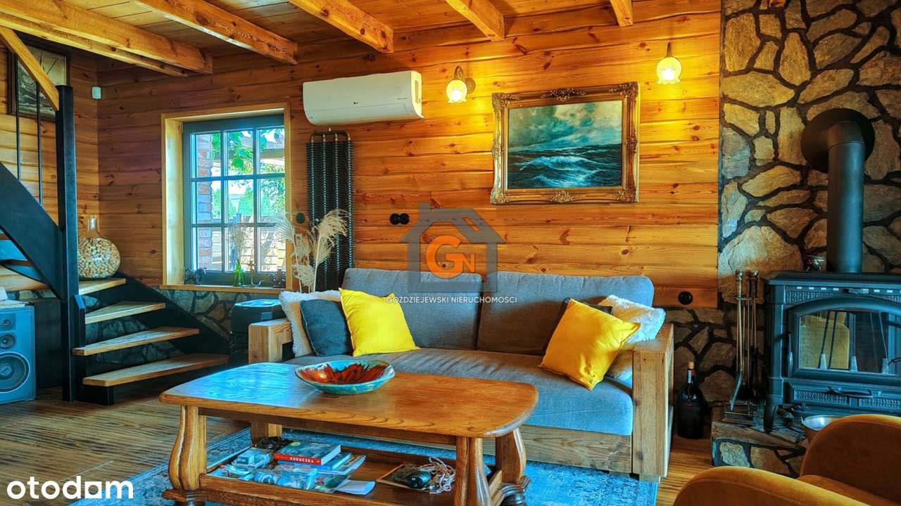 Dom nad jeziorem w Spalona z unikalnym klimatem wiejskiej chaty - Pełny obrazek: 4/20