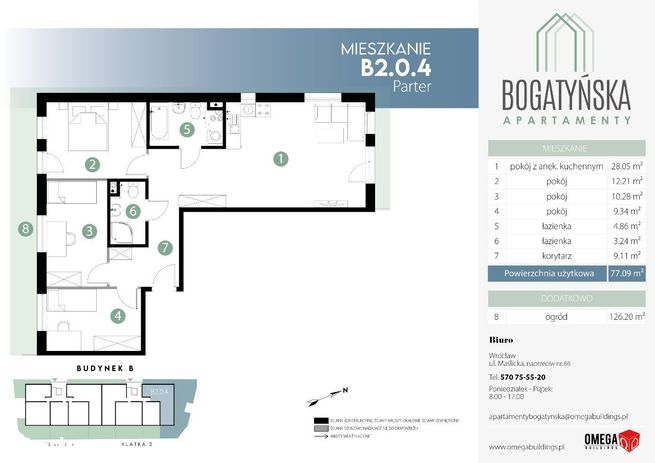 Bogatyńska Apartamenty Mieszkanie B2.0.4