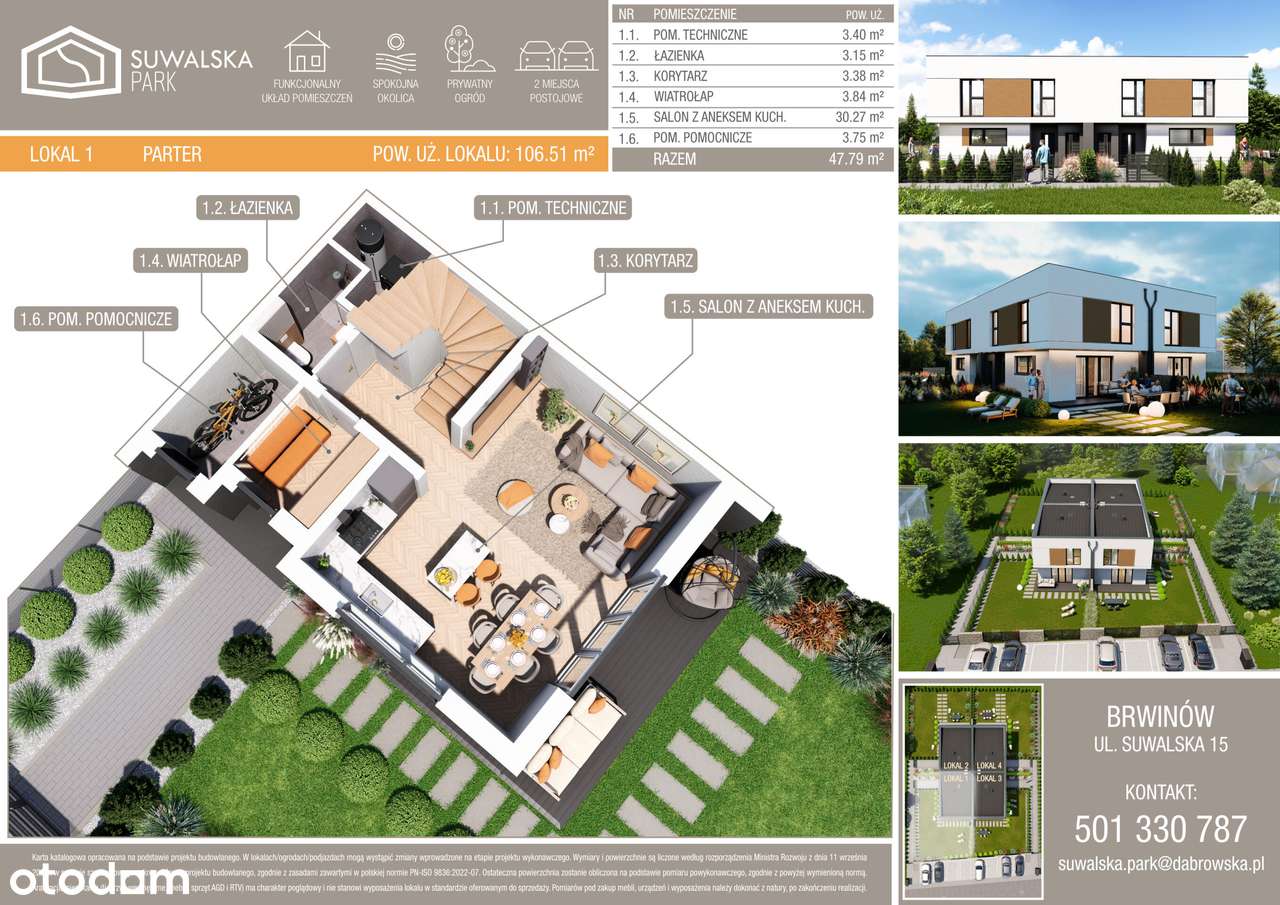 Brwinów, nowy dom z ogrodem - pompa ciepła-16