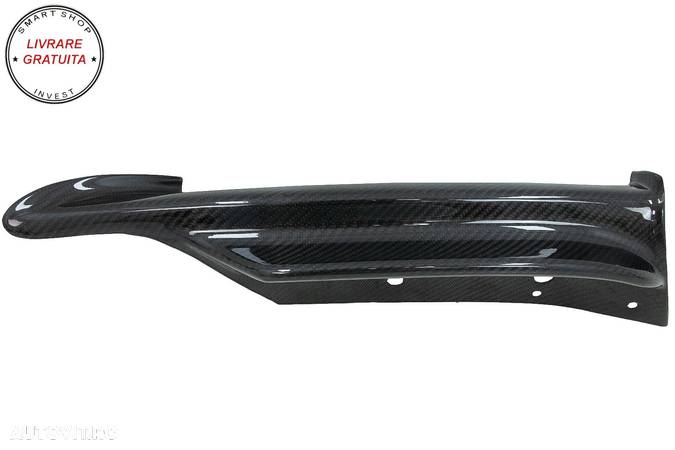 Prelungiri Carbon BMW 3 Series E90 E91 Sedan Touring (2005-2008) pentru Bara Fata - livrare gratuita - 4