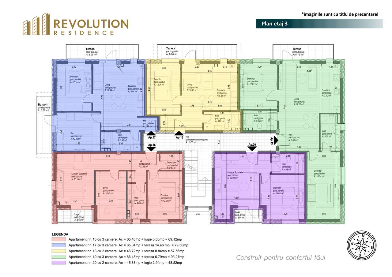 COMISION 0% - Apartamente 3 camere - Oltului 13C, Baia Mare-7