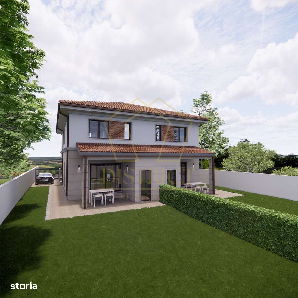 Duplex modern cu 5 camere despartit prin camera tehnica I Mosnita Noua - Imagine principală: 3/7