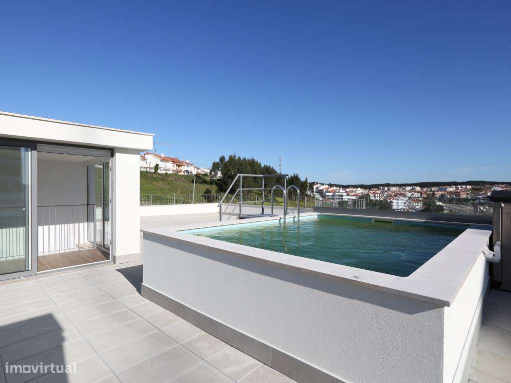 Apartamento T3 Duplex Novo com terraço privado com piscina no Prédi...-23