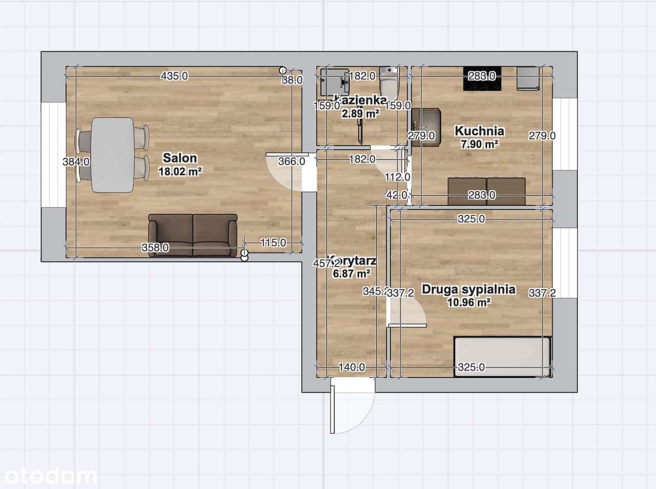 Ligota , 2 pokoje Wynajem od zaraz ! - Pełny obrazek: 4/7