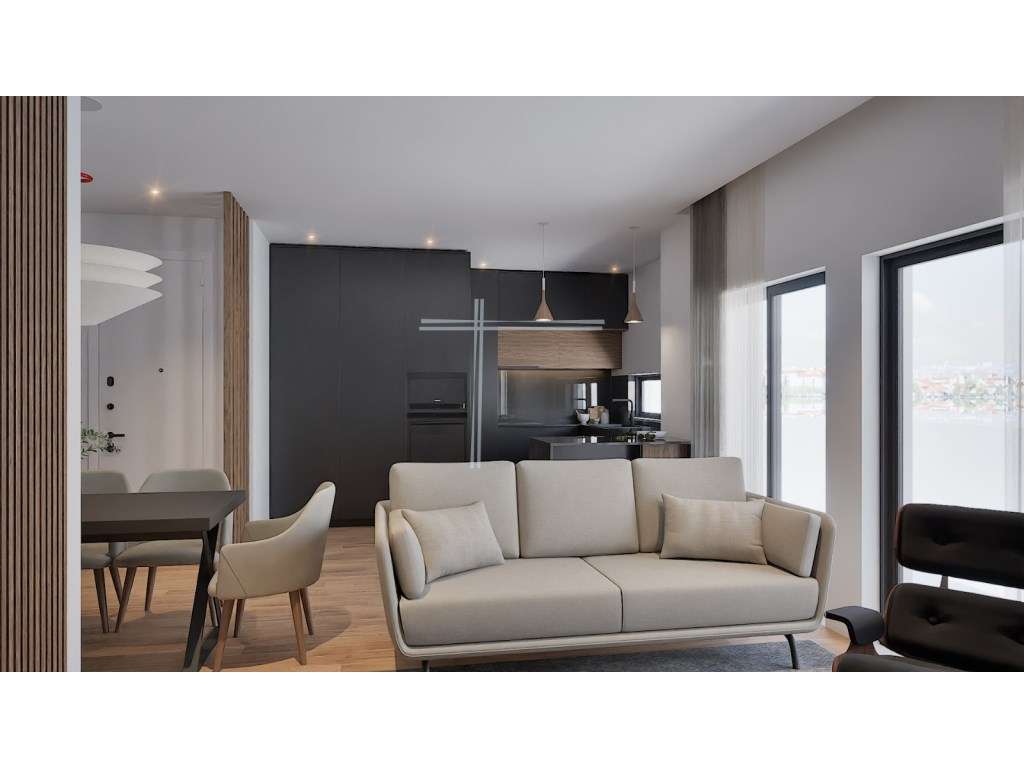 Apartamento T1 com parqueamento para mota e arrecadação - Palhais - Grande imagem: 5/19