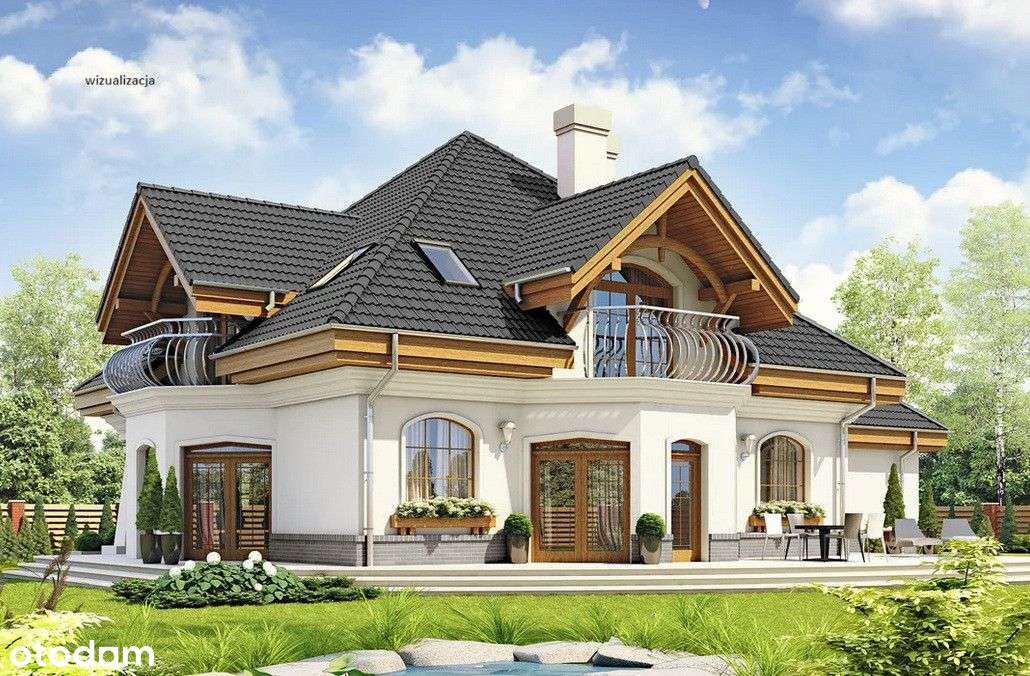 Działka z gotowym projektem domu Siennica 2401m2-4