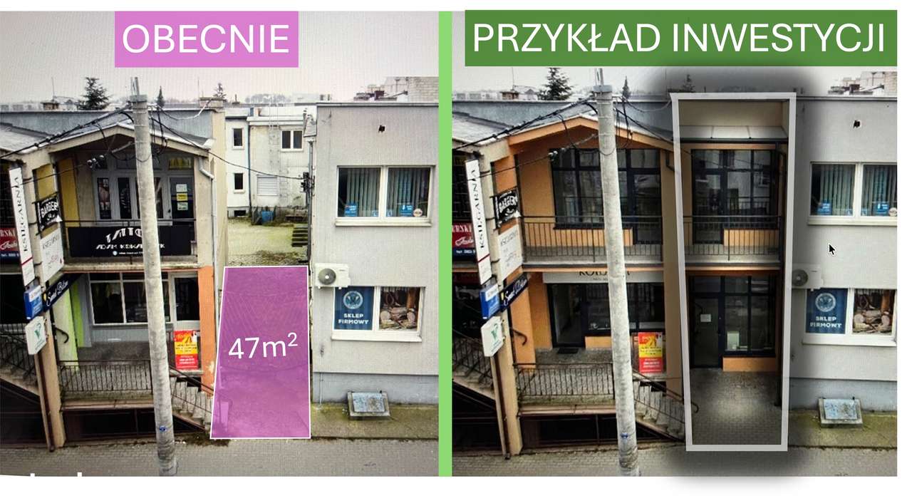 Działka inwestycyjna 47 m² w centrum Mławy, MPZP, media - Pełny obrazek: 3/3