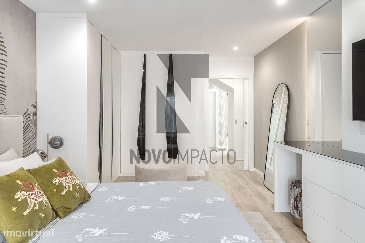 T4 Duplex de Luxo Mobilado, com 2 Terraços e Box para 2 Carros | Mo...-46