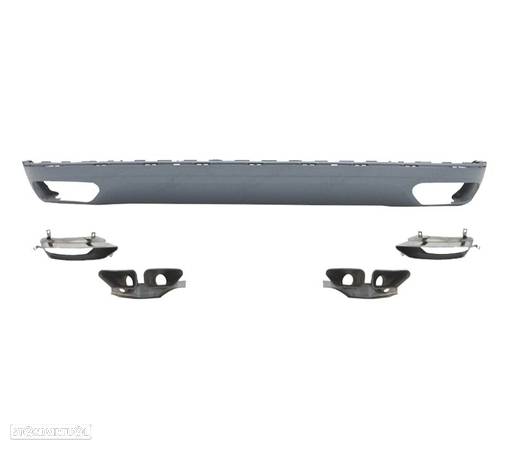 DIFUSOR PARA AUDI A8 11-14 LOOK W12 + PONTEIRAS DE ESCAPE - 5