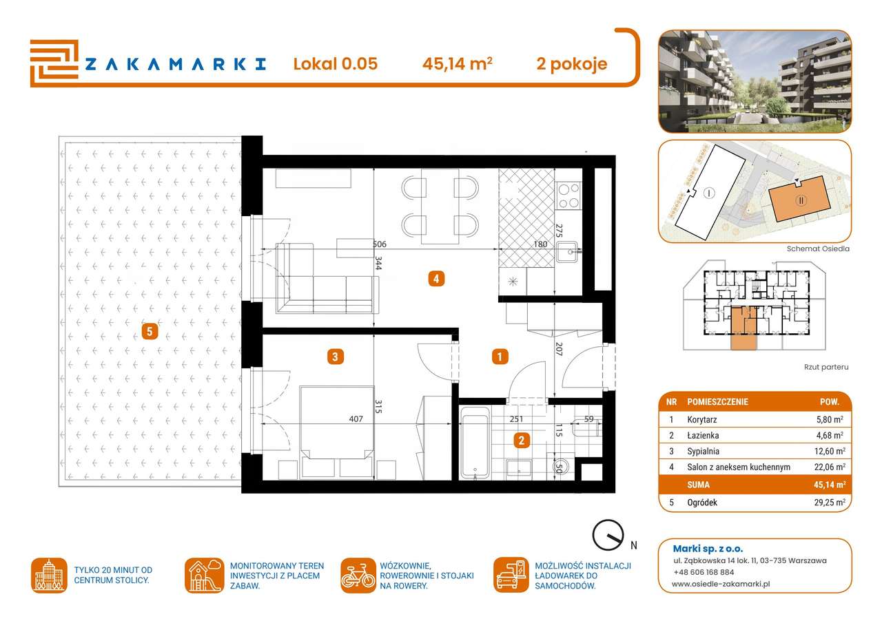 Zakamarki | mieszkanie 2-pok. | B2/0/05 - Pełny obrazek: 2/8